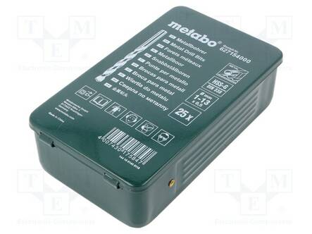 PORASETTI - METALLIIN - HSS-G HIOTTU PIKATERÄS - METALLIRASIA - Poranteräsarjat - MTB.627154 - 2