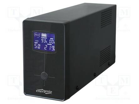 UPS VIRTALÄHDE - 900W - 1,5KVA - 230V - 382X222X124MM - 8AH - UAKKU: 12V - UPS ja tietokeneen virtalähteet - EG-UPS-034 - 1