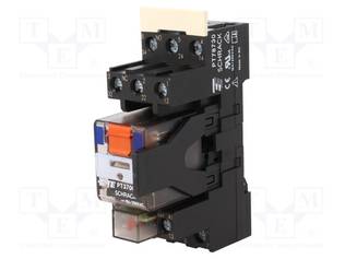 RELE: LIITÄNTÄ - 3PDT - UKELAN: 24VDC - 10A - 10A/250VAC - 10A/30VDC - Elektromagneettiset relesarjat - PT3S7LC4 - 1
