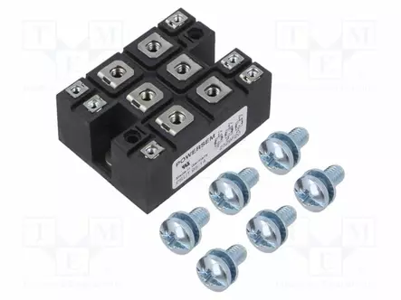 TYRISTORIMODUULI VUOROVAIHEINEN X3 - 1,4KV - 96AX3 - UFMAX: 1,57V - Tyristorit ja Triacit - PSUT9514 - 1