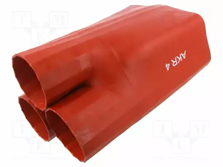 LÄMPÖKUTISTUVA JAKOSUOJUS - 135/64MM - PUNAINEN - AKR - LIIT.MÄÄRÄ: 3 - Kutistemuovit - AKR4 - 1