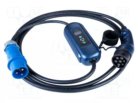 EMOBILITY: LATURI - 2X0,75MM2,3X6MM2 - 110/250VAC - 7,2KW - IP54 - 5M - Sähköauton latauskaapelit - AK-EC-14 - 1