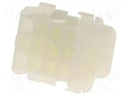 LIITIN: JOHTO-JOHTO - PISTOKE/PISTORASIA - UROS/NAARAS - PIN: 12 - NLS - Signaaliliittimet rasteri 6,35mm - NLSG-3X4 - 1