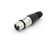 3P XLR SOCKET, NICKEL - Plugit ja jakit - CA094 - 1