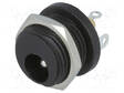 LIITIN: VIRTA- DC - PISTORASIA - UROS - 1A - 12V - JUOTETTAVA - 5,5MM - DC liittimet - FC681474 - 1