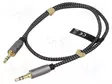 KAAPELI - JACK 3,5MM 3PIN PISTOKE,MOLEMMIN PUOLIN - 2M - PVC - Muut audio-videokaapelit - GOOBAY-PLUS-65274 - 1