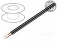 MIKROFONIKAAPELI-2X0,12MM2 - MUSTA - OFC - -15÷70°C - ERISTYS: PVC - Mikrofonikaapelit - TAS-C124 - 1