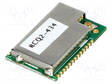 MODUULI: RF - 434MHZ - SERIAL - -112DBM - 2,2÷3,6VDC - 20DBM - SMD - RF moduulit - RCQ2-434 - 1