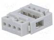 LIITIN: IDC - PISTOKE - NAARAS - PIN: 4 - IDC - THT - 2,54MM - 1X4 - 2,54MM - IDC liittimet - N1604 - 1