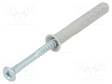 PLASTIC ANCHOR - WITH SCREW - 6X40 - ZINC-PLATED STEEL - N - 50PCS - 6MM - Ruuvit - muut - FISCHER-50354 - 1