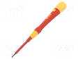 SCREWDRIVER: INSULATED - PRECISION - SLOT - SL 1.5 - 1KVAC - Ruuvimeisselit ja sarjat - WIHA.42374 - 1