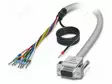 KAAPELI - D-SUB 9PIN RASIA,JOHDOT - PVC - PIT: 0,5M - HARMAA - LANKA: CU - Tietokonekaapelit ja -adapterit - 2926014 - 1