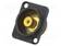 CONNECTOR NYS367(RCA)KELTAINEN/BL/CR D-HOUSING - Erikoisliittimet - NTR-NF2D-B-4 - 1