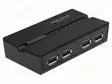 SWITCH - USB 2.0 - MUSTA - MUOVI - LÄHTÖ: USB A RASIA X4 - USB kaapelit ja adapterit - DELOCK-11494 - 1