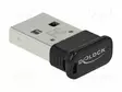 BT SOVITIN - USB A-PISTOKE - USB 2.0 - MUSTA - 2,4÷2,4835GHZ - 3MBPS - Tietokonetarvikkeet - muut - DELOCK-61004 - 1