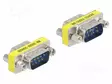 ADAPTERI - D-SUB 9PIN PISTOKE,MOLEMMIN PUOLIN - 1: 1-YHTEYS - 2KPL - Tietokonekaapelit ja -adapterit - DELOCK-66464 - 1