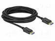 KAAPELI - DISPLAYPORT-PISTOKE,MOLEMMIN PUOLIN - DISPLAYPORT 2.0 - HDMI, DVI, DisplayPort johdot - DELOCK-80264 - 1