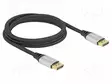 KAAPELI - DISPLAYPORT-PISTOKE,MOLEMMIN PUOLIN - DISPLAYPORT 2.1 - HDMI, DVI, DisplayPort johdot - DELOCK-80634 - 1