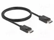 KAAPELI - DISPLAYPORT-PISTOKE,MOLEMMIN PUOLIN - DISPLAYPORT 2.1 - HDMI, DVI, DisplayPort johdot - DELOCK-81174 - 1