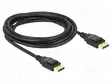 KAAPELI - DISPLAYPORT-PISTOKE,MOLEMMIN PUOLIN - DISPLAYPORT 1.2 - HDMI, DVI, DisplayPort johdot - DELOCK-82424 - 1