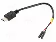 KAAPELI - USB C PISTOKE,1PIN KOUKKULIITIN X2 - 0,1M - MUSTA - 22AWG - USB kaapelit ja adapterit - DELOCK-85394 - 1