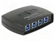 SWITCH - MUSTA - MUOVI - TULO: USB B PISTORASIA X4 - PORTTIEN LUKU: 5 - USB kaapelit ja adapterit - DELOCK-87724 - 2