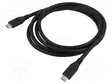 KAAPELI - THUNDERBOLT 3,THUNDERBOLT 4,USB 4.0 - 1,5M - MUSTA - PVC - USB kaapelit ja adapterit - GOOBAY-74184 - 1