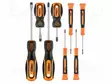 SCREWDRIVER: UNIVERSAL-SET - PHILLIPS,SLOT - 8PCS. - Ruuvimeisselit ja sarjat - NEO-04-194 - 1