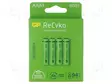 AKKU: NI-MH - AAA,R3 - 1,2V - 650MAH - RECYKO - KUPLAPAKKAUS - READY2USE - Akut - ACCU-65AAAHCE-GPB4 - 1