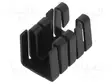JÄÄHDYTYSLEVY - U - TO220 - MUSTA - L: 19MM - W: 12,8MM - Jäähdytyslevyt - ATS-PCB1064 - 1