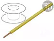 JOHTO - FLEXIPLAST-E - 1X0,15MM2 - CU - KELTAINEN - 500V - 4A - Mittausjohdot - 60.7170-24 - 1