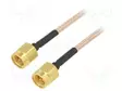 KAAPELI - 0,61M - SMA UROS,MOLEMMIN PUOLIN - SUOJATTU - LÄPINÄKYVÄ - Antennijohdot - BU-4150029024 - 1