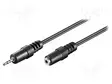 KAAPELI - 2M - MUSTA - Muut audio-videokaapelit - CABLE-444 - 1