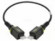 KAAPELI - HARTING PUSHPULL (V4) - USB 2.0 - 3M - MUSTA - IP65,IP67 - PVC - USB kaapelit ja adapterit - 09454451904 - 1