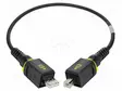 KAAPELI - HARTING PUSHPULL (V4) - USB 2.0 - 3M - MUSTA - IP65,IP67 - PVC - USB kaapelit ja adapterit - 09454454904 - 1