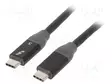 KAAPELI - USB 3.1 - USB C PISTOKE,MOLEMMIN PUOLIN - NIKKELÖITY - USB kaapelit ja adapterit - AK-USB-34 - 1