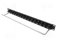 LIITIN: HDMI - PATCH PANEL - RACK - RUUVATTU - M3 - KORKEUS: 1U - HDMI liittimet - CP30174 - 2