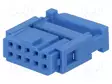 LIITIN: IDC - PISTOKE - NAARAS - PIN: 10 - SUORA - IDC - - 2,54MM - IDC liittimet - 1658527-4 - 1