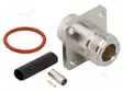 LIITIN: N - N LIITINAARAS - SUORA - 50OHM - IP68 - PURISTUS - KULLATTU - N liittimet - 172173-14 - 1