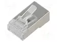 LIITIN: RJ45 - PISTOKE - PIN: 8 - CAT: 5E - 8P8C - JOHTOON - IDC - RJ liittimet - 54554 - 1