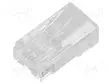 LIITIN: RJ45 - PISTOKE - PIN: 8 - CAT: 6 - LÄPIVIENTILIITIN - 8P8C - IDC - RJ liittimet - 54544 - 1