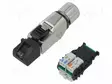 LIITIN: RJ45 - PISTOKE - PIN: 8 - CAT: 6A - SUOJATTU - 8P8C - 5,5÷10MM - IDC - RJ liittimet - 21700654 - 1