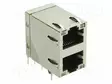 LIITIN: RJ45 - PISTORASIA - PIN: 8 - CAT: 5E - SUOJATTU - 8P8C - THT - RJ liittimet - 0879-2C1R-54 - 1