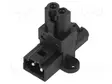 SOVITUS: T-SOVITIN - UROS,NAARAS X2 - EPN2 - 16A - 250VAC - PIN: 2 - AC liittimet ja rungot - EPT004 - 1