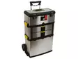 STAINLESS STEEL ROLLER TOOLBOX, 3 compartments - 570 x 354 x 830mm - Työkalulaukut ja säilytyslokerot - OTBA4 - 8