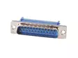 SUBD CONNECTOR FOR FLATCABLE, STRAIGHT, WITH FLANGE, 2.54mm, 25P MALE - D liittimet lattakaapeliin - CC054 - 1