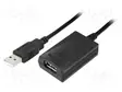 USB-TOISTIN - USB 2.0 - USB A RASIA,USB A PISTOKE - 5M - 480MBPS - USB kaapelit ja adapterit - A-USB-EXTENDER.04 - 1