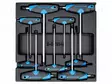 WRENCH: HEX KEY-SET - SPHERICAL - APPLICATION: TOOL TROLLEY - 9PCS. - Kuusiokolo- ja TORX avaimet - GEDORE-1543474 - 1