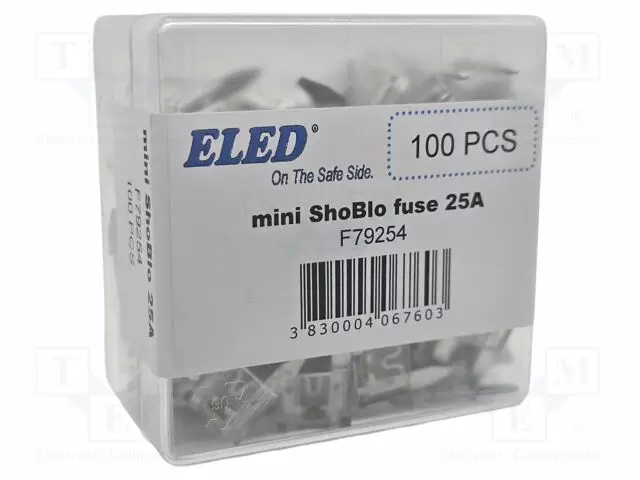 25A - 32VDC - AUTOSULAKE - 11,2MM - 11,2X4X17MM - Autosulakkeet - F79254 - 1