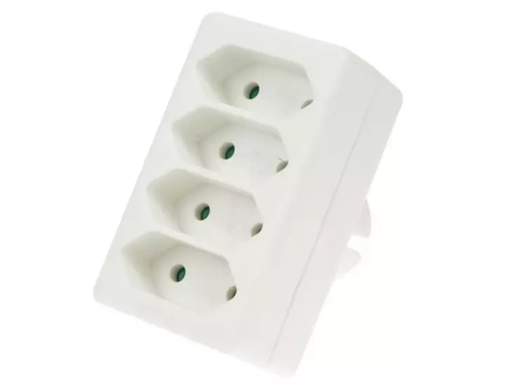 4-WAY EURO SOCKET SPLITTER - Jatkojohdot ja -haaroittimet - EB14 - 1